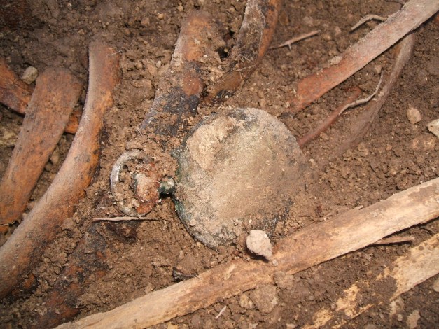 Los primeros restos se vieron muy pronto