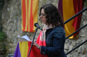 Rosalía, presentando el acto. Gracias, Rosalía