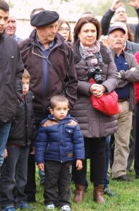 ¡¡Qué frío!! Venían del País Vasco. Foto: José L. Sempere