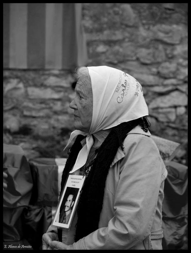 Nora Morales de Cortiñas..... Fuerza, coraje, valentía, justicia.... Foto: Elena Alonso