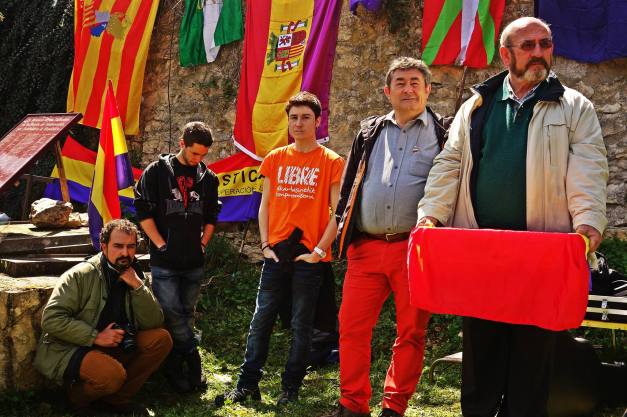 Angel Arce, preparado para entregar los restos de Felipe Dorado. Foto: Jokin Garmilla