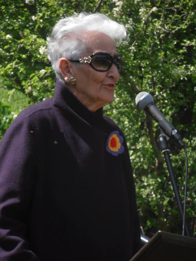 Hilda Farfante: Pura energía. Puro grito. Foto: Anabel Lapuente